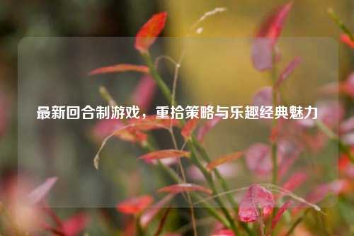 最新回合制游戏,重拾策略与乐趣经典魅力