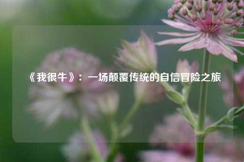 《我很牛》：一场颠覆传统的自信冒险之旅